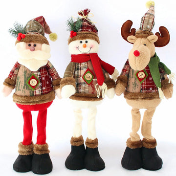 3pcs Christmas Decorative Dolls